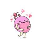 ビリヤードのうさぎと9この的球たち（個別スタンプ：11）