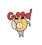 ビリヤードのうさぎと9この的球たち（個別スタンプ：20）