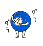 ビリヤードのうさぎと9この的球たち（個別スタンプ：27）