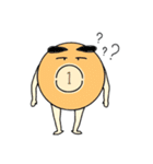 ビリヤードのうさぎと9この的球たち（個別スタンプ：30）