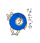 ビリヤードのうさぎと9この的球たち（個別スタンプ：32）