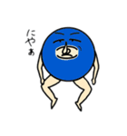 ビリヤードのうさぎと9この的球たち（個別スタンプ：34）