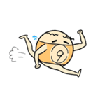 ビリヤードのうさぎと9この的球たち（個別スタンプ：35）