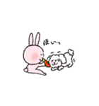 恐竜のとけぷーとピンクなうさぎ（個別スタンプ：18）