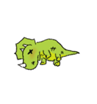 恐竜のとけぷーとピンクなうさぎ（個別スタンプ：19）