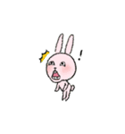 恐竜のとけぷーとピンクなうさぎ（個別スタンプ：33）
