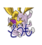光る翼のユニコーン（個別スタンプ：5）