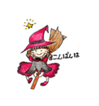 魔女っ子スタンプ2（個別スタンプ：4）