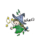 魔女っ子スタンプ2（個別スタンプ：5）