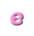 2/2  ぷっくり枠英語P白アレンジ（個別スタンプ：5）