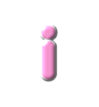 2/2  ぷっくり枠英語P白アレンジ（個別スタンプ：9）