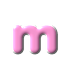 2/2  ぷっくり枠英語P白アレンジ（個別スタンプ：13）