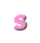 2/2  ぷっくり枠英語P白アレンジ（個別スタンプ：19）