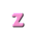 2/2  ぷっくり枠英語P白アレンジ（個別スタンプ：26）