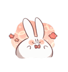 シンプルにむさぎさん（個別スタンプ：3）