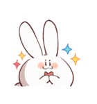 シンプルにむさぎさん（個別スタンプ：7）
