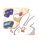 シンプルにむさぎさん（個別スタンプ：12）