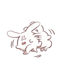 シンプルにむさぎさん（個別スタンプ：18）