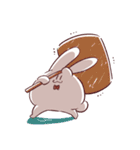 シンプルにむさぎさん（個別スタンプ：36）