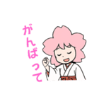 桜巫女みみこちゃん（個別スタンプ：4）