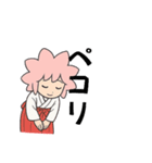 桜巫女みみこちゃん（個別スタンプ：15）