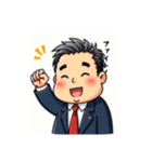 中年サラリーマンも苦労がある（個別スタンプ：14）