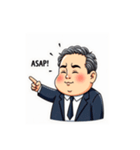 中年サラリーマンも苦労がある（個別スタンプ：24）