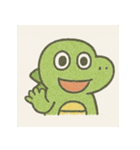 毎日使える♪敬語の恐竜くん（個別スタンプ：1）