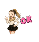 ダンス女子の日常スタンプ♡（個別スタンプ：3）