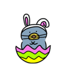 ゆるめなハシビロコウの春（個別スタンプ：5）