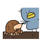 ゆるめなハシビロコウの春（個別スタンプ：14）