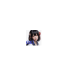 黒髪が似合うカワイイ美女たち！（個別スタンプ：1）