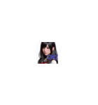黒髪が似合うカワイイ美女たち！（個別スタンプ：5）