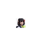 黒髪が似合うカワイイ美女たち！（個別スタンプ：15）