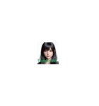 黒髪が似合うカワイイ美女たち！（個別スタンプ：23）