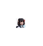 黒髪が似合うカワイイ美女たち！（個別スタンプ：29）