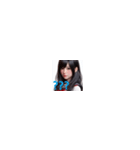黒髪が似合うカワイイ美女たち！（個別スタンプ：33）