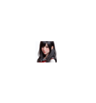 黒髪が似合うカワイイ美女たち！（個別スタンプ：39）