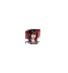 黒髪が似合うカワイイ美女たち！（個別スタンプ：40）