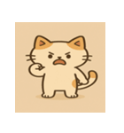 まるっこネコのきもち（個別スタンプ：3）