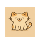 まるっこネコのきもち（個別スタンプ：4）