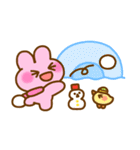 あけおめ冬のぴょここちゃんスタンプ 巳年（個別スタンプ：25）