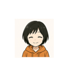 よくいる普通の女の子（個別スタンプ：9）