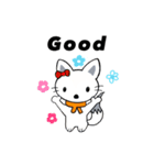 ハシビロコウとチベットギツネ（個別スタンプ：1）