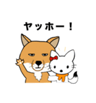 ハシビロコウとチベットギツネ（個別スタンプ：5）
