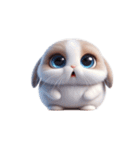 かわいいウサギ おもしろい表情（個別スタンプ：8）