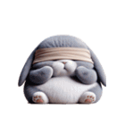 かわいいウサギ おもしろい表情（個別スタンプ：17）