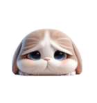 かわいいウサギ おもしろい表情（個別スタンプ：25）