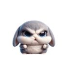 かわいいウサギ おもしろい表情（個別スタンプ：31）