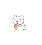 しろねこ その5（個別スタンプ：6）